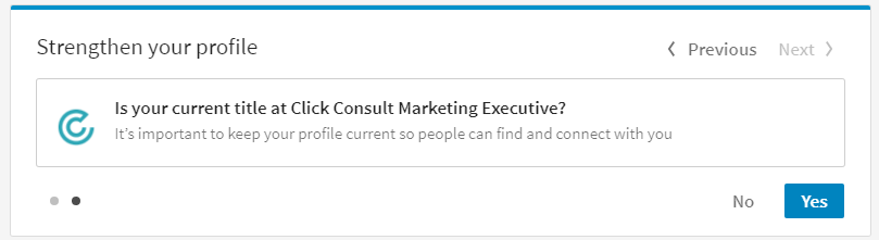 linkedin strengthen your profile scott