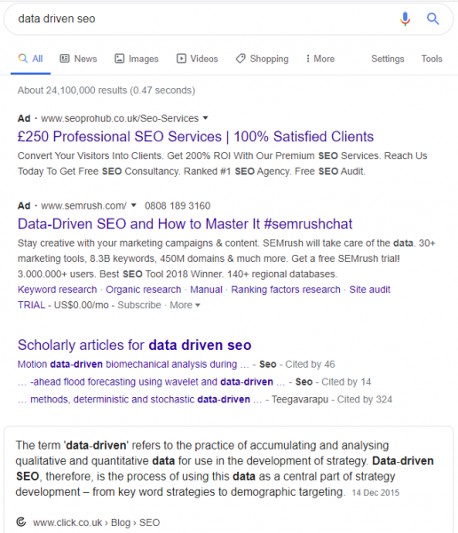 rich-result-for-data-driven-seo-below-two-ads